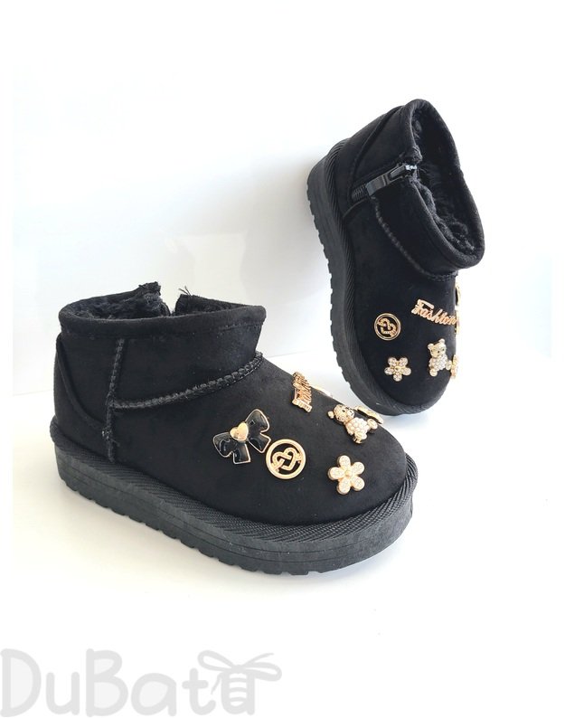 Fashion 25-36 Ugg stiliaus batai su kniedėmis